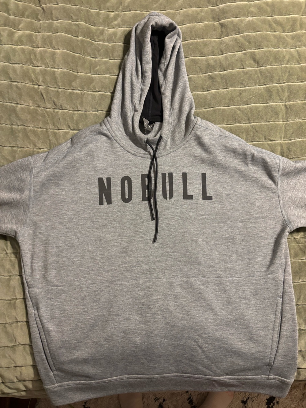 NOBULL Women’s Gray Hoodie Sweatshirt - Picture 2 of 6